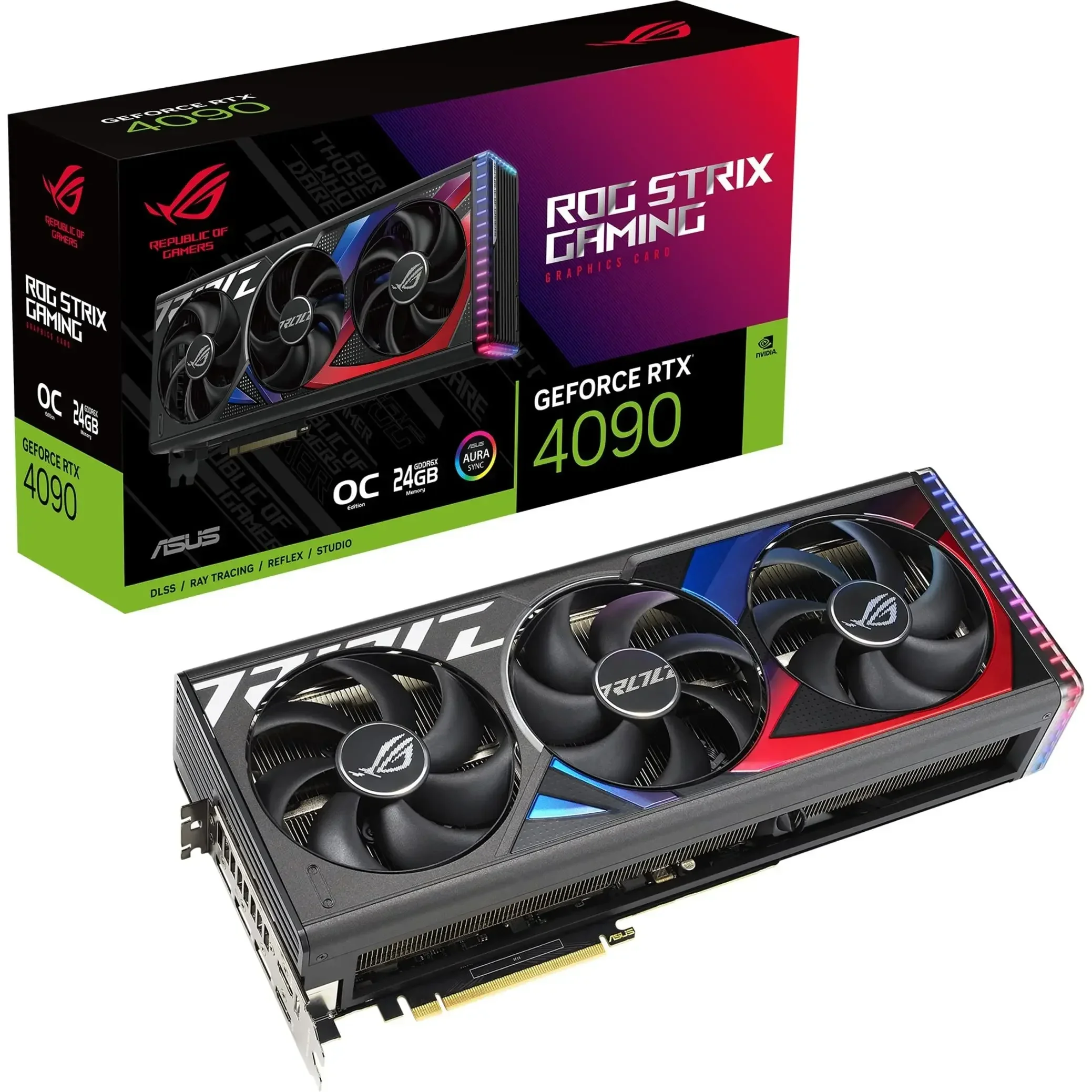 Rtx 4090 24Gb Graphics Card - Kartu grafis Rog_Strix_GeForce_RTX - 4090 OC